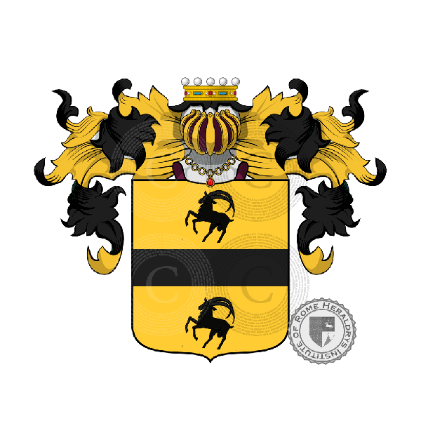 Coat of arms of family Pruinelli