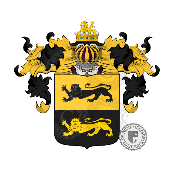 Coat of arms of family Haga