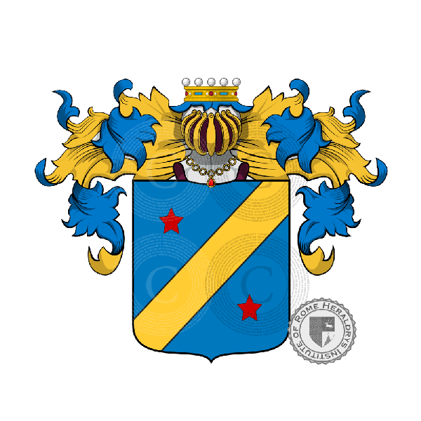 Coat of arms of family Tassaro