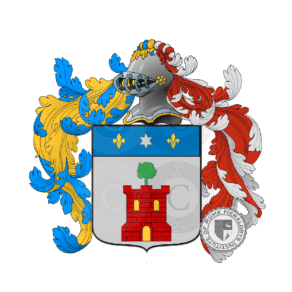 Wappen der Familie Vicari or Vicarioli