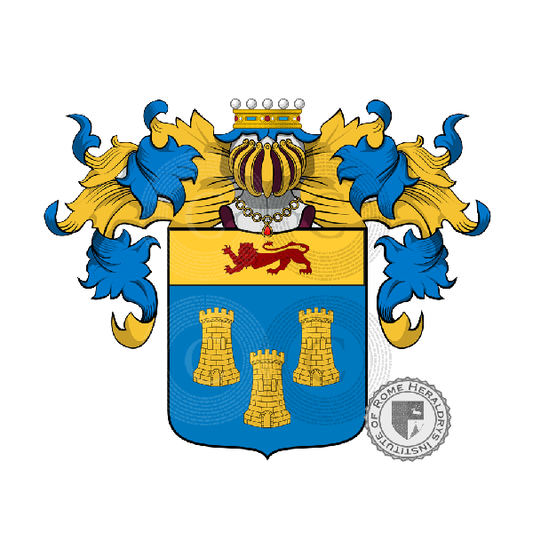 Coat of arms of family Paparel