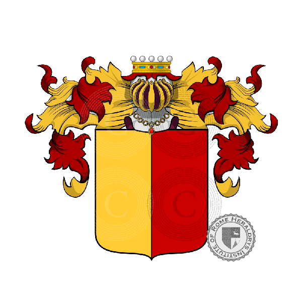 Wappen der Familie Anselmi Antelmi o Enselmi (Treviso)