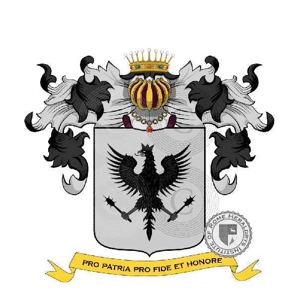 Wappen der Familie Tornielli di Tresvolant