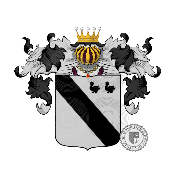 Coat of arms of family Pasquini di Bornate
