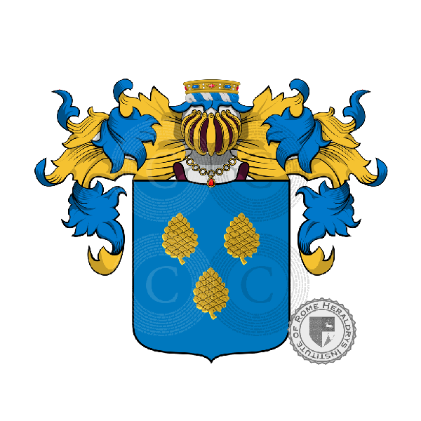 Coat of arms of family Pinot