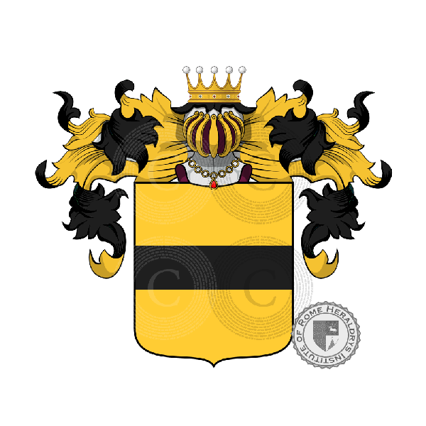 Coat of arms of family Rocchetti