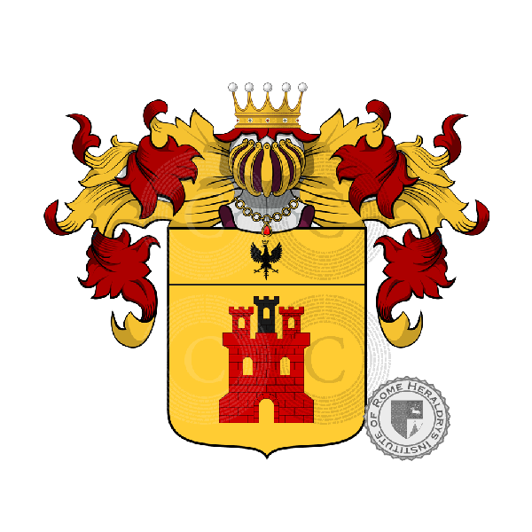 Coat of arms of family Cardani