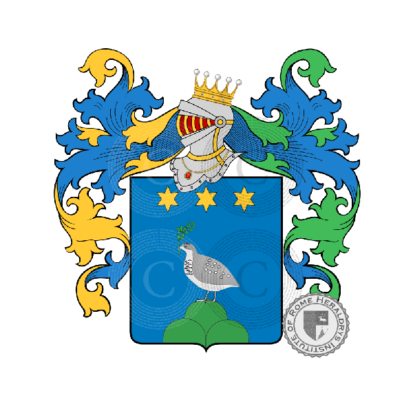 Wappen der Familie Quaglia