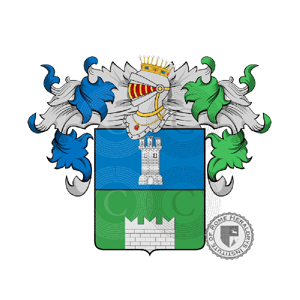 Coat of arms of family Casella