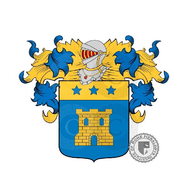 Coat of arms of family Cattaruzza