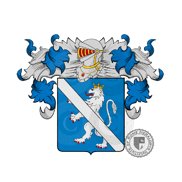Coat of arms of family Vestita