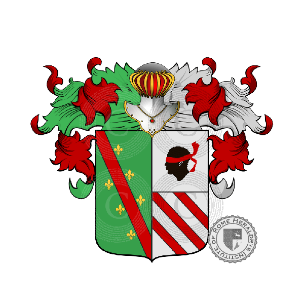 Coat of arms of family Mezzacapo