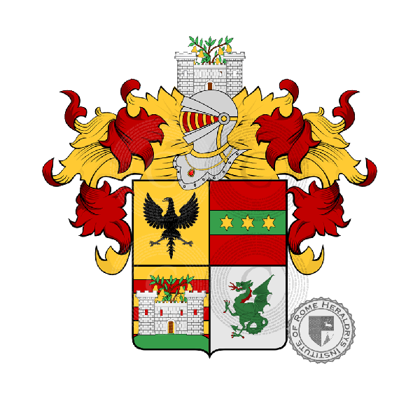 Coat of arms of family Perego