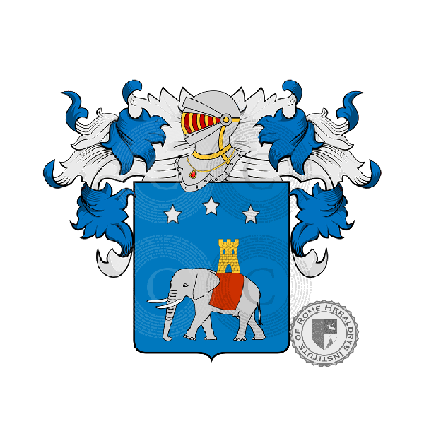 Coat of arms of family Ancona
