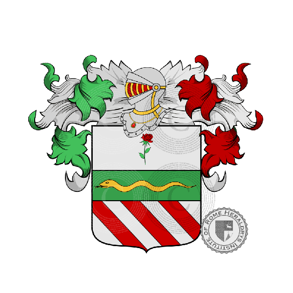 Coat of arms of family Marcellini (ancona)