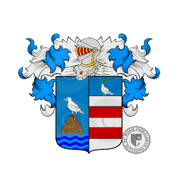 Coat of arms of family Vittori Antisari