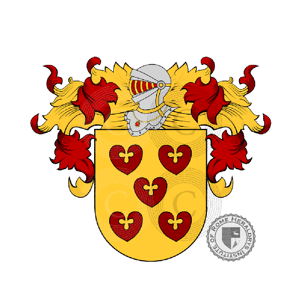 Coat of arms of family Cillario