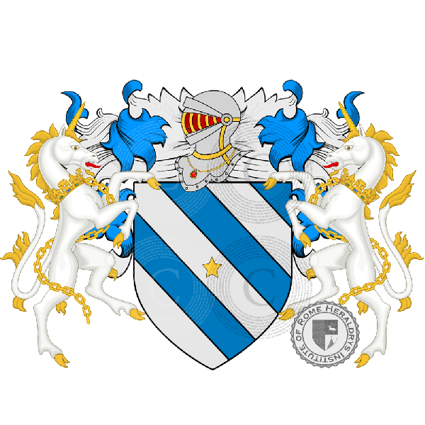 Coat of arms of family Tagliazucchi