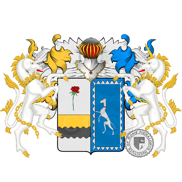 Coat of arms of family Cavalieri (Roma)