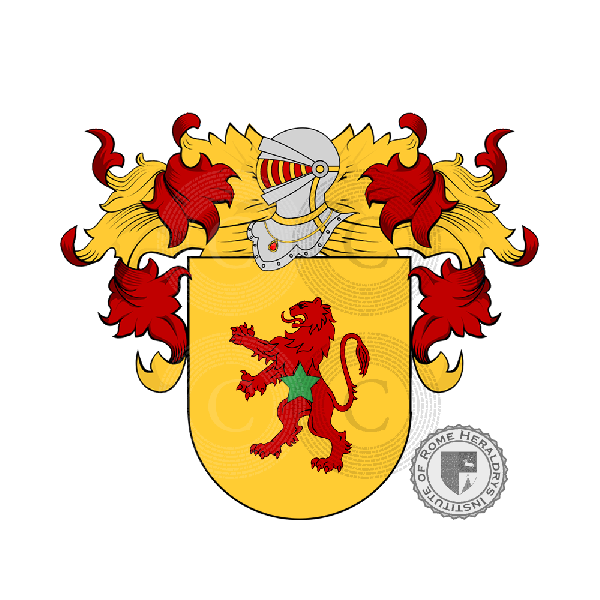 Coat of arms of family Cristo