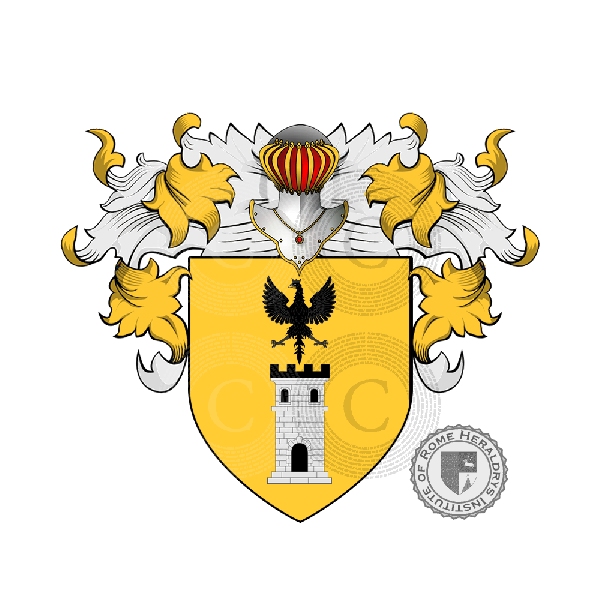 Wappen der Familie Merlini (Forlì)