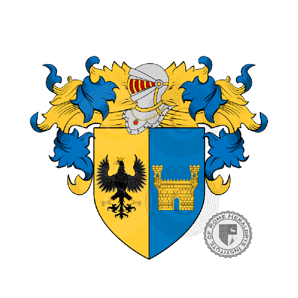 Coat of arms of family Merlini (Milano)