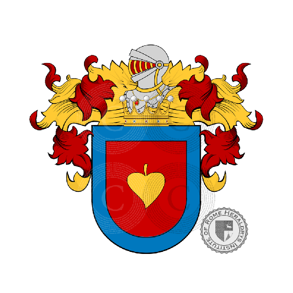 Coat of arms of family Pirron o Pirro