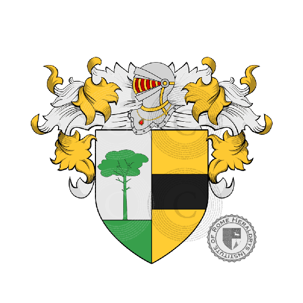 Escudo de la familia Schiavina (Liguria)