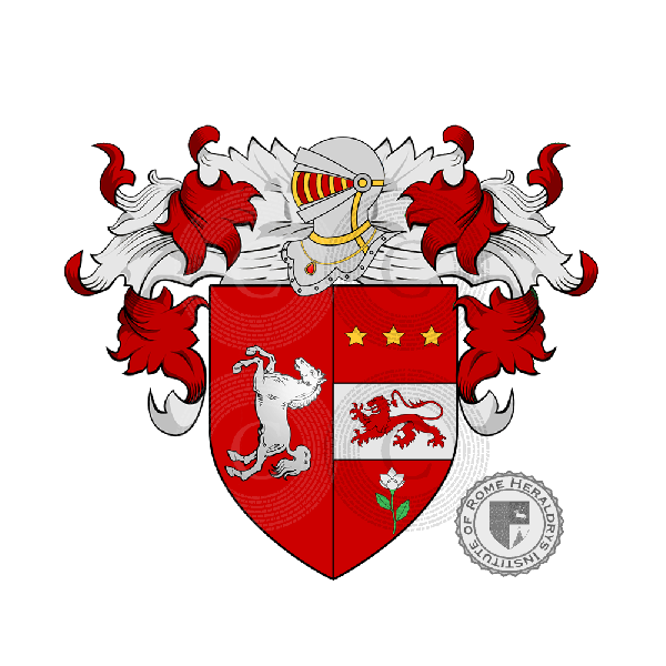 Escudo de la familia Schiavini Cassi