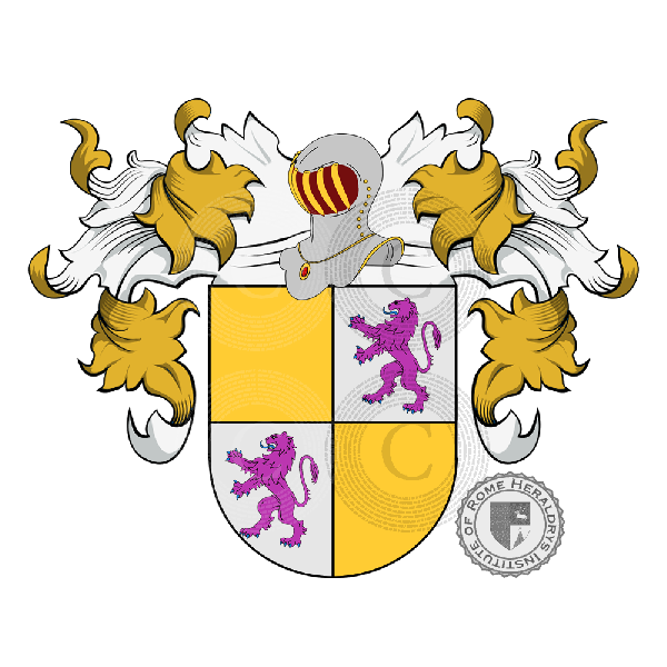 Coat of arms of family Teles