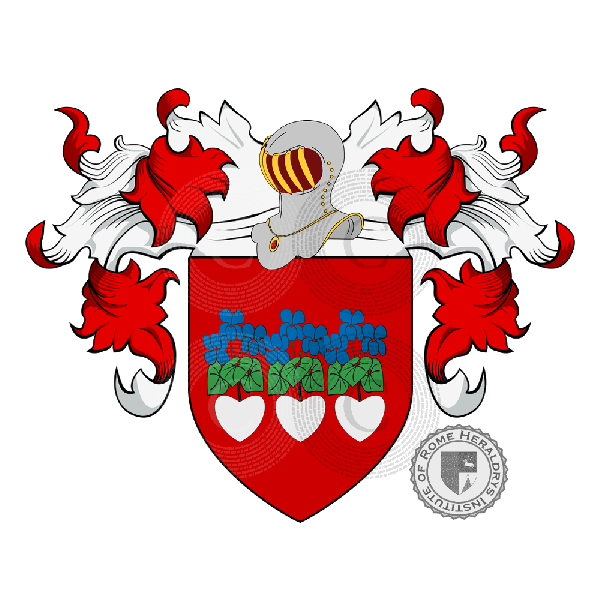 Coat of arms of family Cordelina o Cordellina