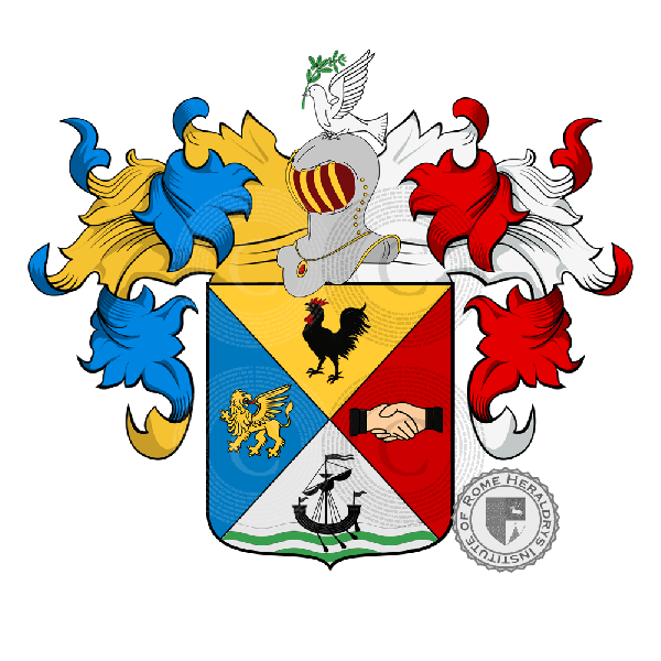Coat of arms of family Parente o Parenta