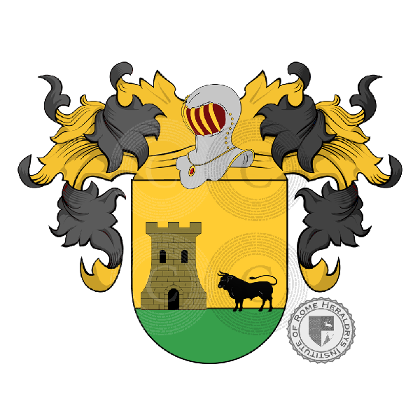 Coat of arms of family Torellò (Cataluña y Mallorca)