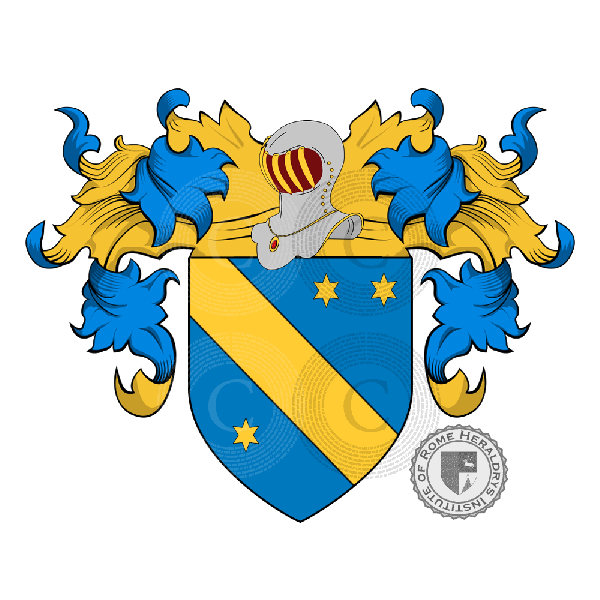 Coat of arms of family Lanzi o di Lanzo
