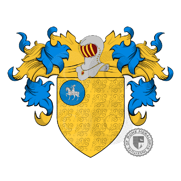 Coat of arms of family Paparoni (Bandinelli)