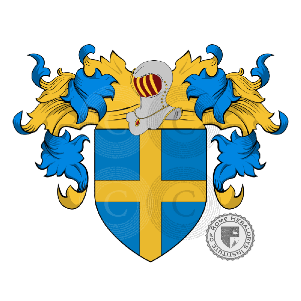 Escudo de la familia Frasca (Dalla) o Frasche (Dalle)