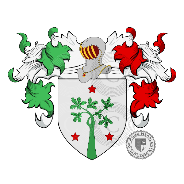 Coat of arms of family Carpani o Carpano (Bioglio)
