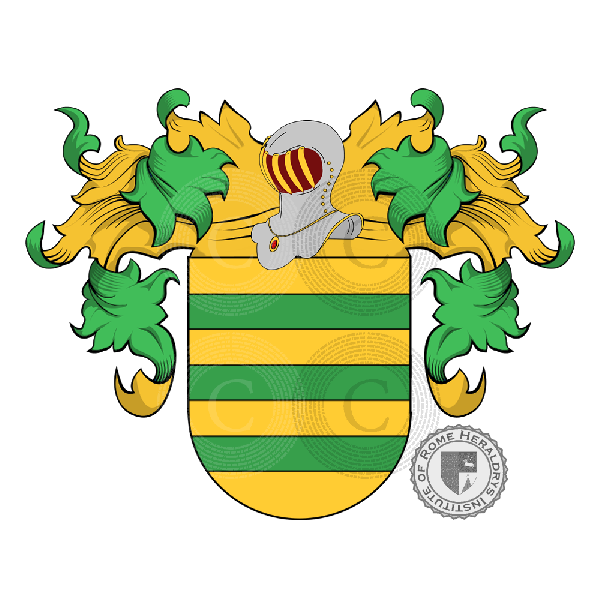 Coat of arms of family Perin