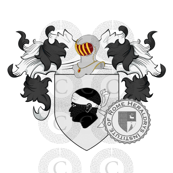 Coat of arms of family Mori (Cesena)