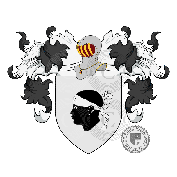Wappen der Familie Mori (Cesena)