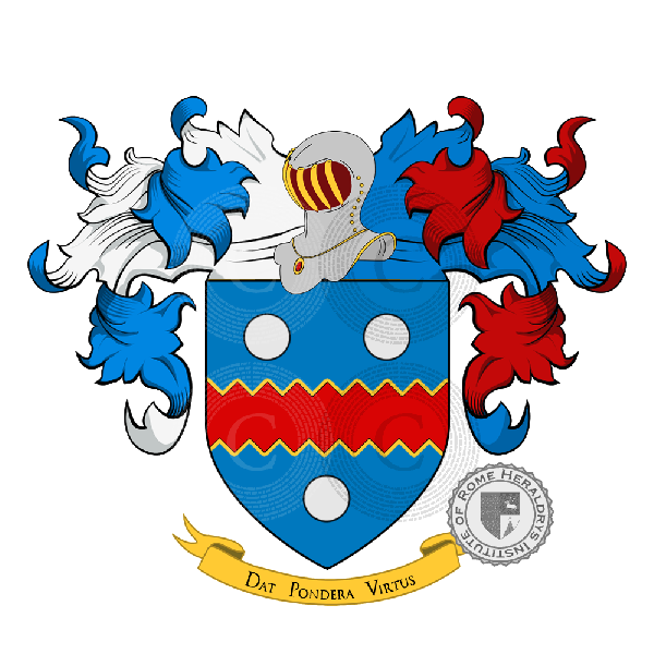 Coat of arms of family Testone o Testoni
