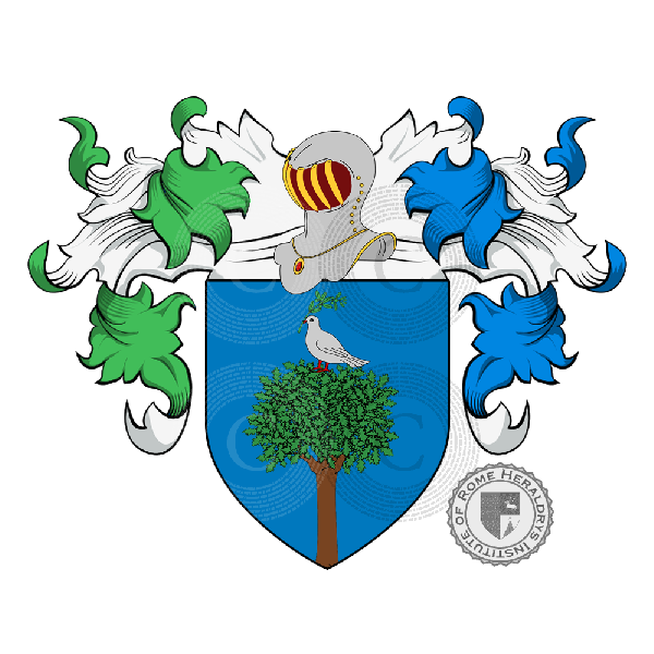 Escudo de la familia Palombi (Velletri)