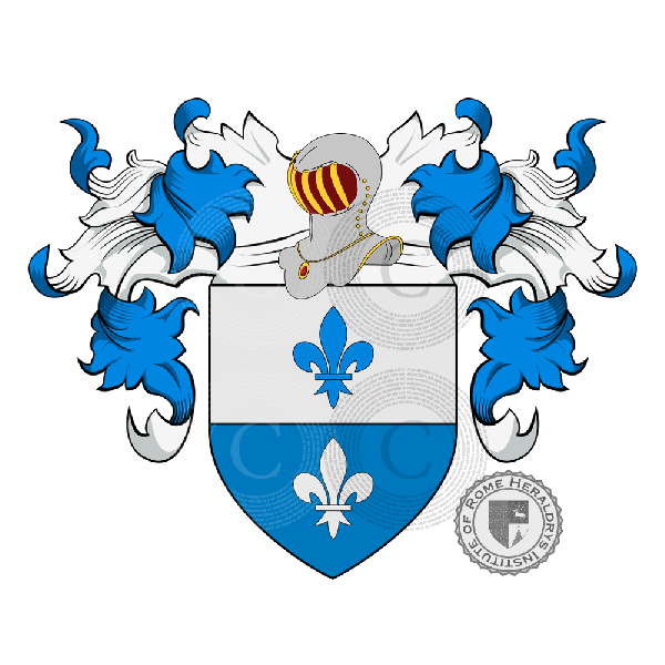 Brasão da família Montini (Castelfranco , Asolo)