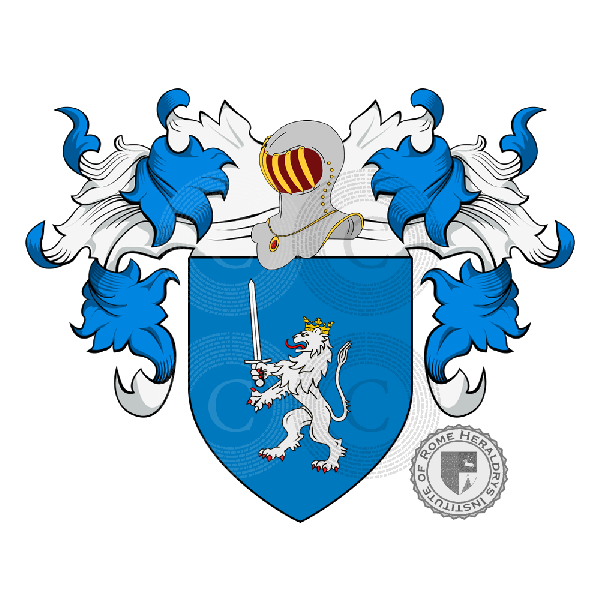 Coat of arms of family Nauze
