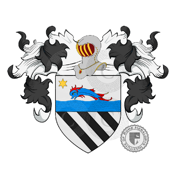 Coat of arms of family Facino