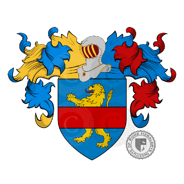Coat of arms of family Tartarini (Città di Castello)