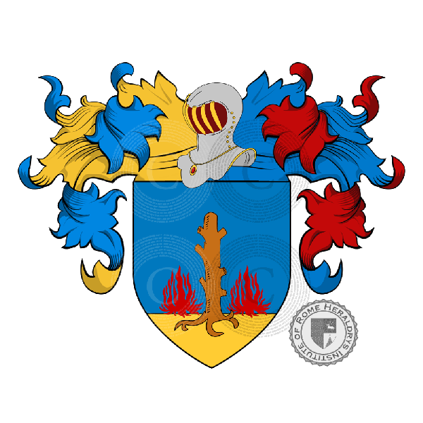 Wappen der Familie Arserio, Santarserio, Arseri o Arsery