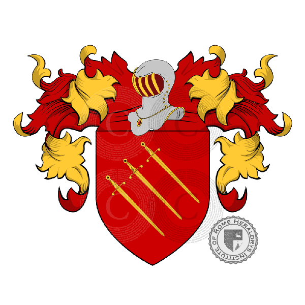 Wappen der Familie Mandelli