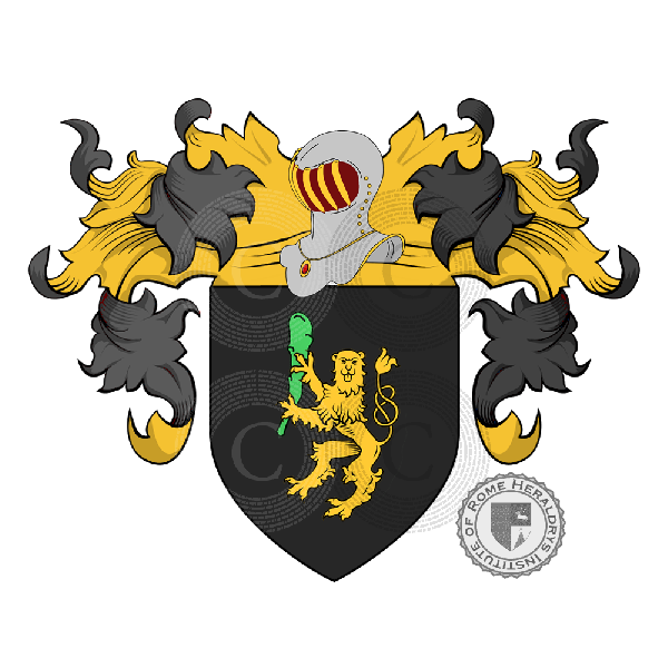 Coat of arms of family Mariano