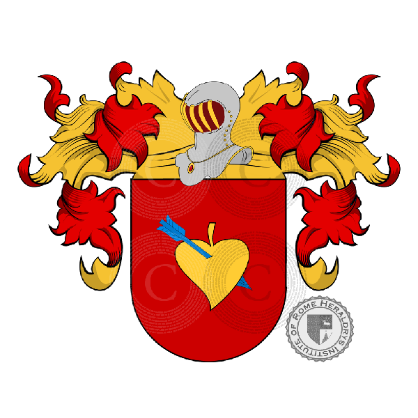 Escudo de la familia Mariani